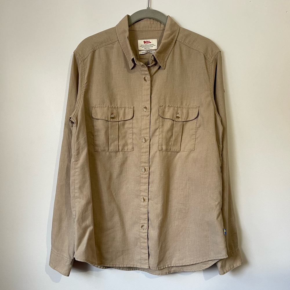 Fjallraven Ovik Travel Shirt LS Hemp Blend